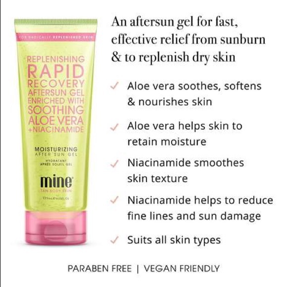 Rapid Recovery After Sun Gel w/ Aloe Vera - NEW! - Picture 2 of 5